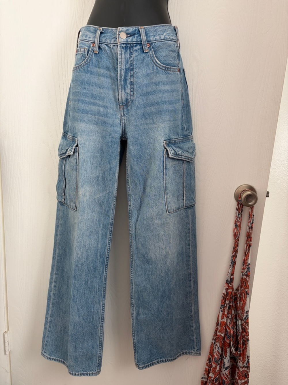 Denim Forum The Farrah Hi Rise Wide Jeans